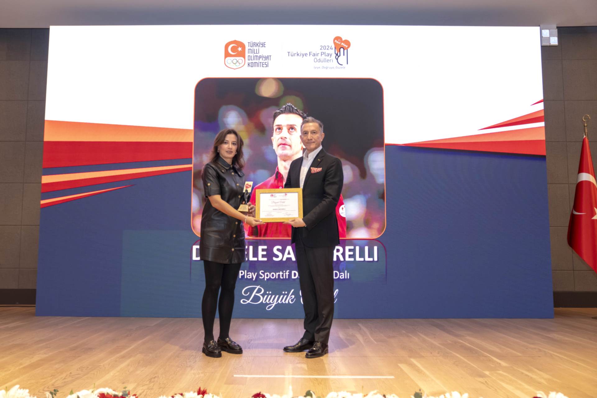 Daniele Santarelli, 2024 Türkiye Fair Play Ödülü'nün Sahibi Oldu