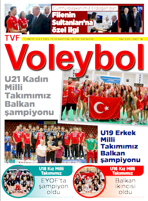 TVF Voleybol Dergisi 39. Sayı